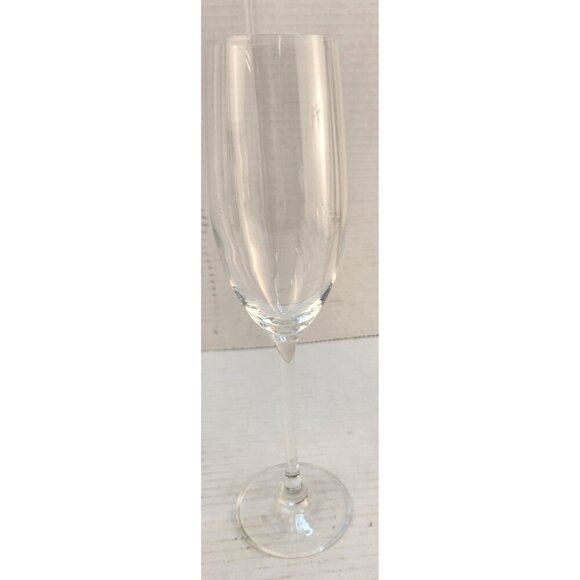Set Of 2 Crystal Clear Champagne Flutes 9.75" Tall Stemware Glasses For Celebrat - Picture 5 of 9